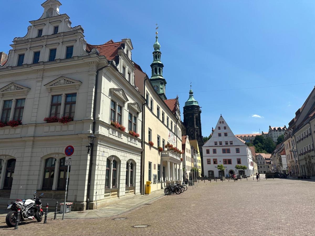 Goldigeferienwohnung "Am Markt" In Pirna Buitenkant foto