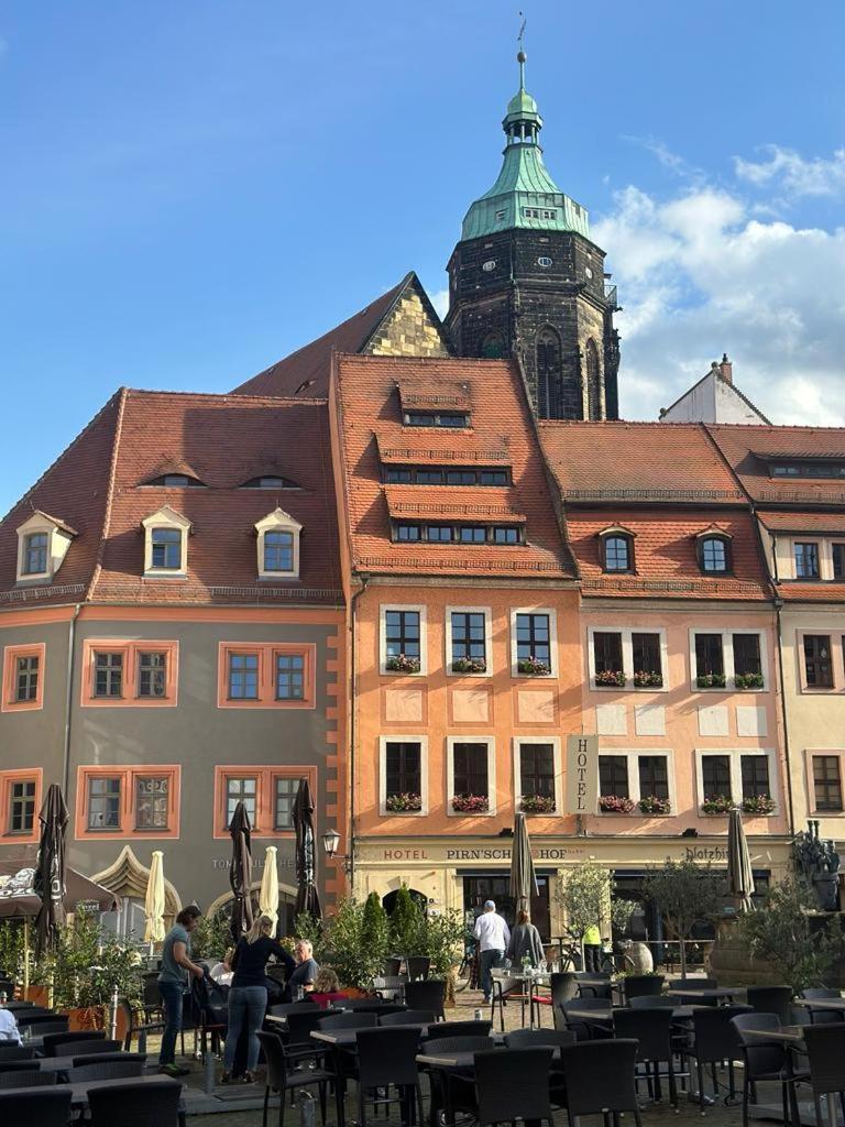 Goldigeferienwohnung "Am Markt" In Pirna Buitenkant foto